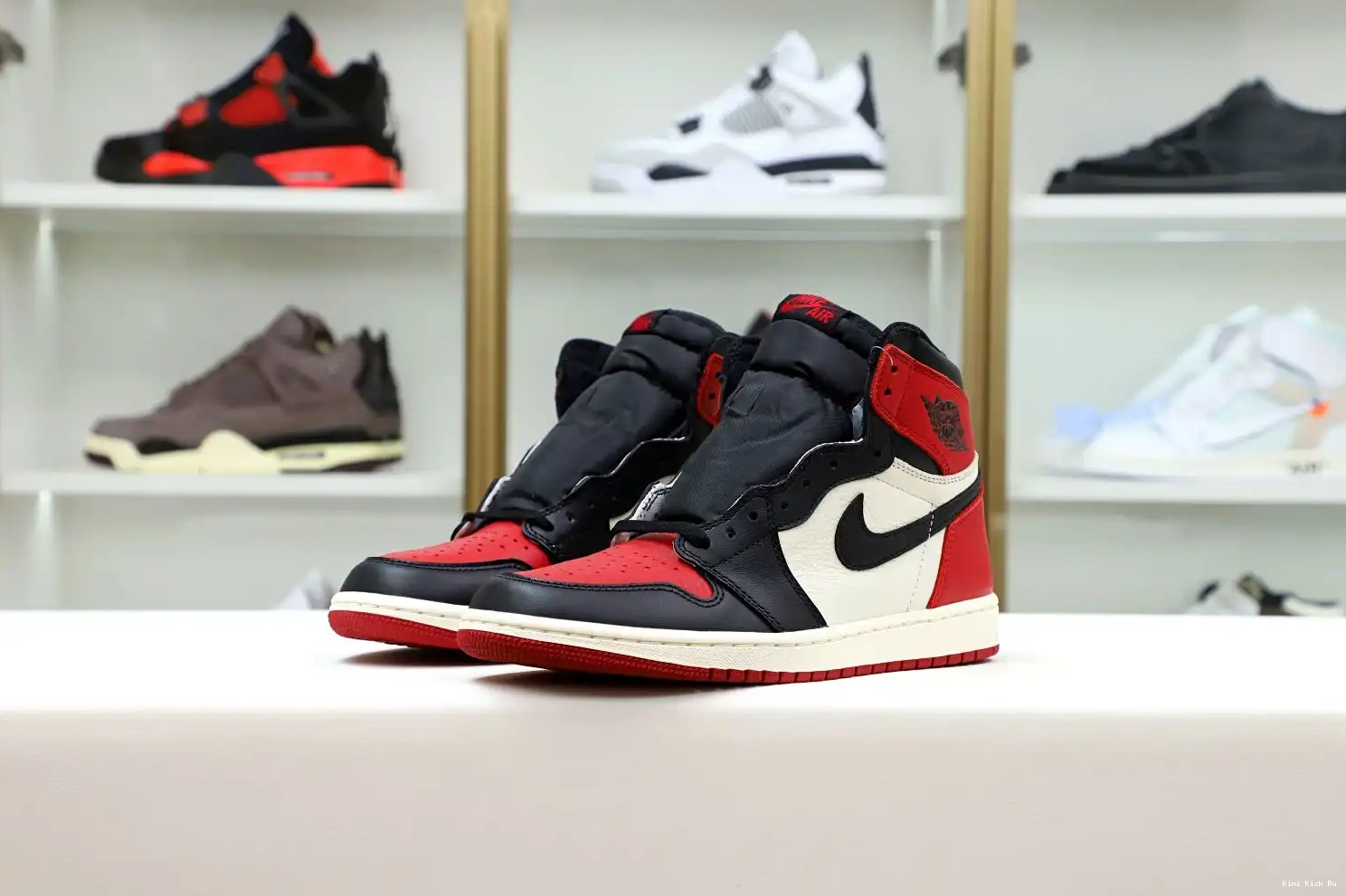 RETRO Kimikick TOE' 'BRED OG JORDAN AIR HIGH 1 0526